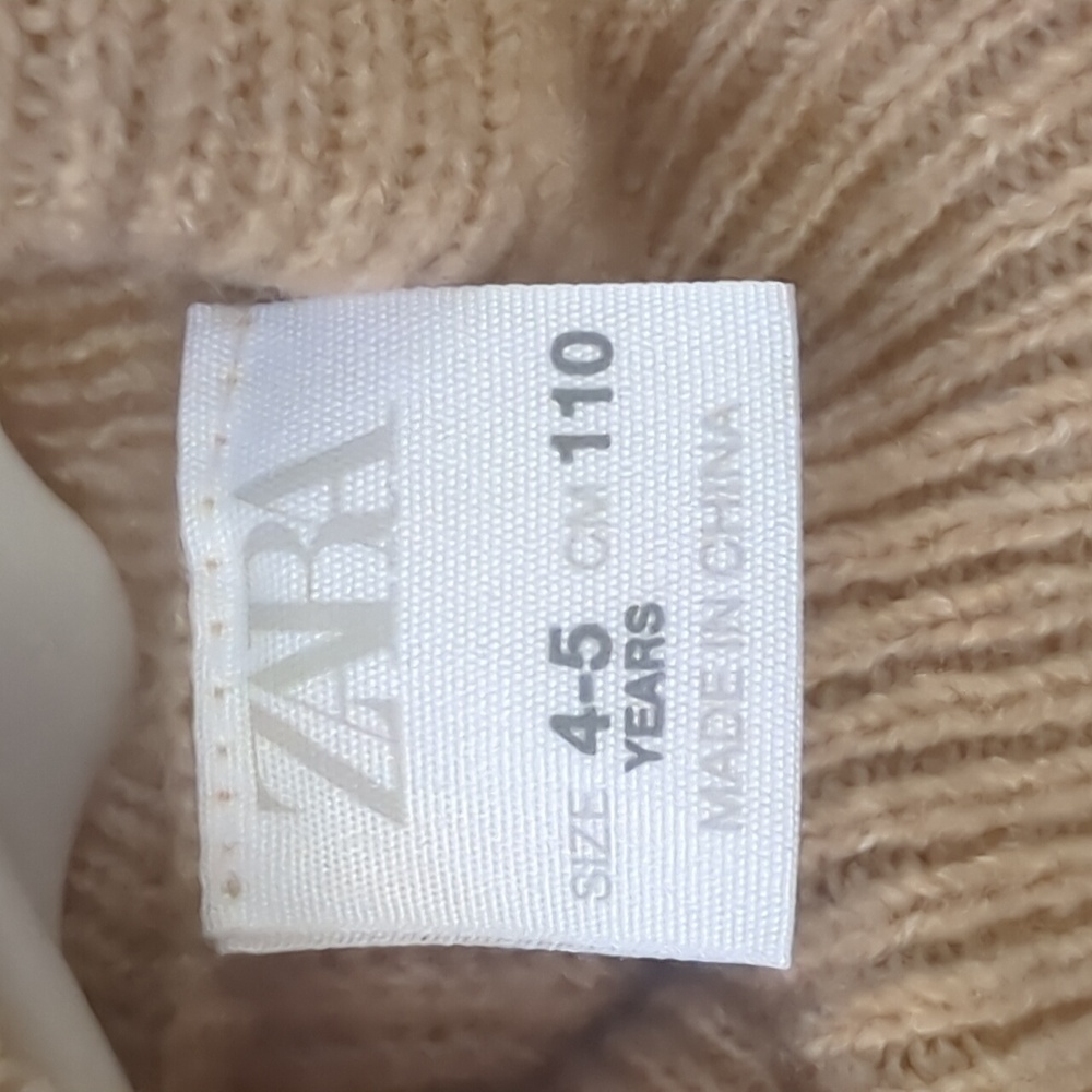 Zara | knit sweater dress 4-5yrs - Picture 7 of 7